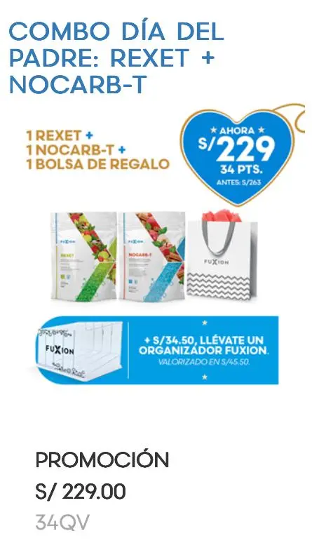Promoción Especial Día del Padre - Pack Salud Digestiva Fuxion.